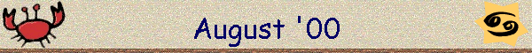 August '00