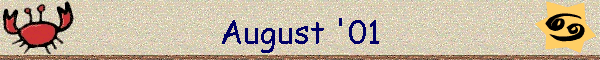 August '01