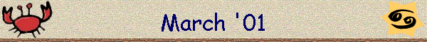 March '01